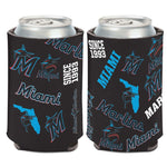 Wholesale-Miami Marlins scatter Can Cooler 12 oz.