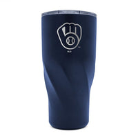 Wholesale-Milwaukee Brewers 30oz Morgan Stainless Steel Tumbler