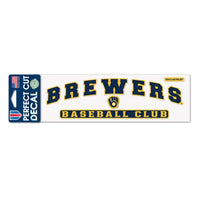 Wholesale-Milwaukee Brewers ARCH Perfect Cut Decals 3" x 10"