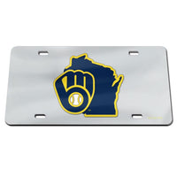 Wholesale-Milwaukee Brewers Acrylic Classic License Plates