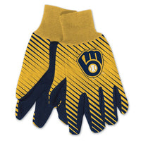 Wholesale-Milwaukee Brewers Adult Two Tone Gloves