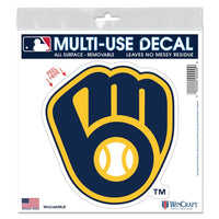Wholesale-Milwaukee Brewers All Surface Decal 6" x 6"