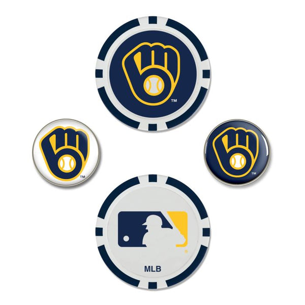 Wholesale-Milwaukee Brewers Ball Marker Set of four