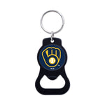 Wholesale-Milwaukee Brewers Black Bottle Opener Key Ring