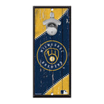 Wholesale-Milwaukee Brewers Bottle Opener Sign 5x11