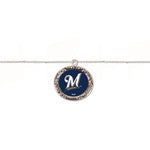 Wholesale-Milwaukee Brewers Bracelet w/Charm Jewelry Carded