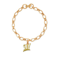 Wholesale-Milwaukee Brewers Bracelet w/Charms Clamshell