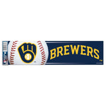 Wholesale-Milwaukee Brewers Bumper Strip 3" x 12"