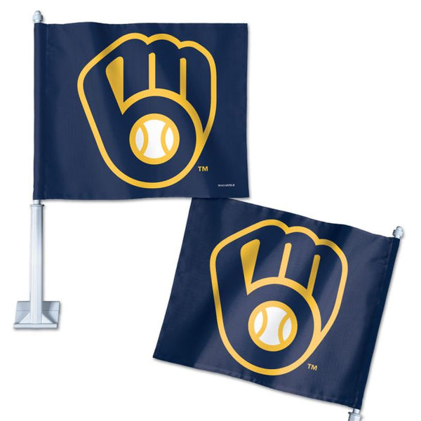 Wholesale-Milwaukee Brewers Car Flag 11.75" x 14"