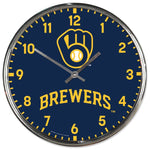 Wholesale-Milwaukee Brewers Chrome Clock