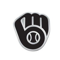 Wholesale-Milwaukee Brewers Chrome Free Form Auto Emblem