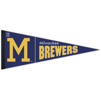 Wholesale-Milwaukee Brewers / Cooperstown Premium Pennant 12" x 30"