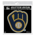 Wholesale-Milwaukee Brewers Decal Glitter 6" x 6"