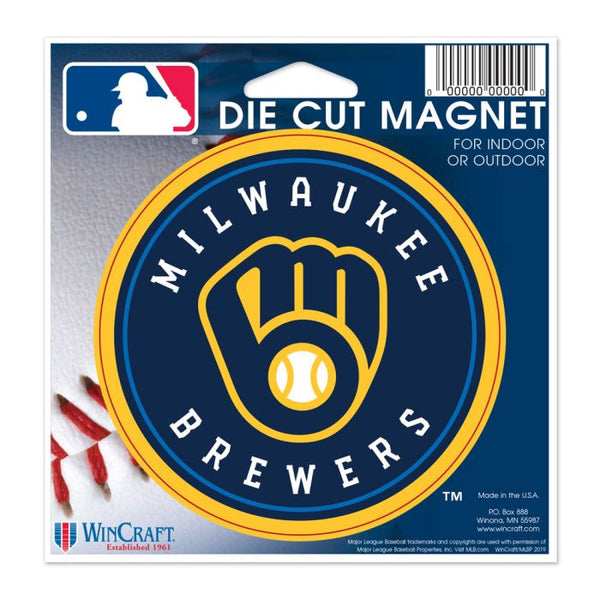 Wholesale-Milwaukee Brewers Die Cut Magnet 4.5" x 6"