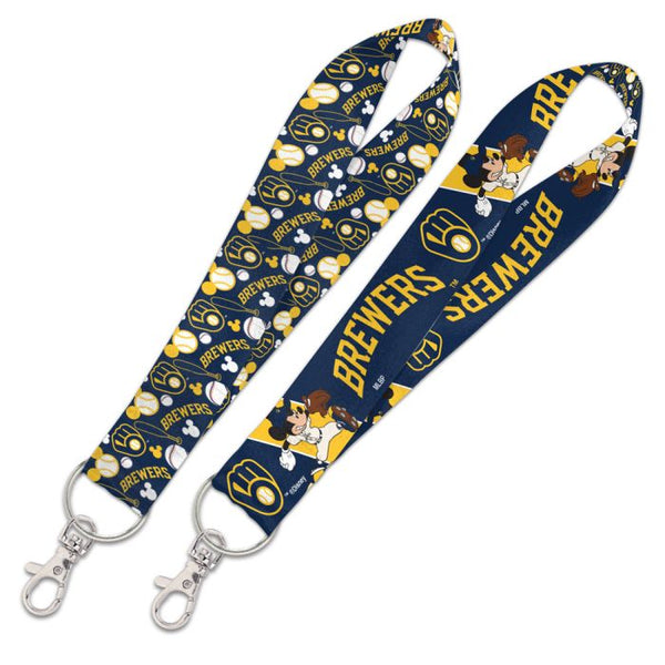 Wholesale-Milwaukee Brewers / Disney Mickey Mouse Lanyard Key Strap 1"