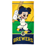 Wholesale-Milwaukee Brewers / Disney Mickey Mouse Spectra Beach Towel 30" x 60"