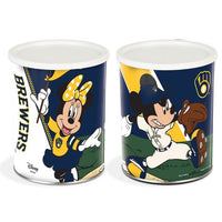 Wholesale-Milwaukee Brewers / Disney Mickey &amp; Minnie Gift Tin 1 Gallon