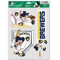 Wholesale-Milwaukee Brewers / Disney Multi Use 3 Fan Pack