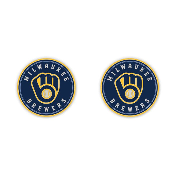 Wholesale-Milwaukee Brewers Earrings Jewelry Card