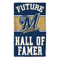 Wholesale-Milwaukee Brewers FUTURE HALL OF FAMER Burp Cloth 10" x 17"