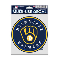 Wholesale-Milwaukee Brewers Fan Decals 3.75" x 5"