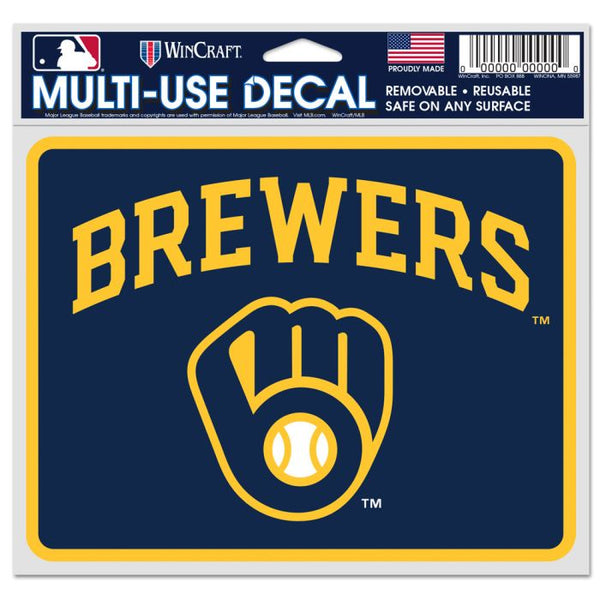 Wholesale-Milwaukee Brewers Fan Decals 5" x 6"