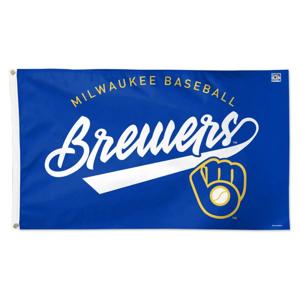 Wholesale-Milwaukee Brewers Flag - Deluxe 3' X 5'
