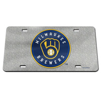 Wholesale-Milwaukee Brewers GLITTER Specialty Acrylic License Plate