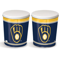 Wholesale-Milwaukee Brewers Gift Tin tapered 3 gallon