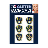 Wholesale-Milwaukee Brewers Glitter Tattoo 6 Pack