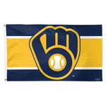 Wholesale-Milwaukee Brewers H STRIPE Flag - Deluxe 3' X 5'