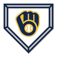 Wholesale-Milwaukee Brewers HOME PLATE Collector Enamel Pin Jewelry Card