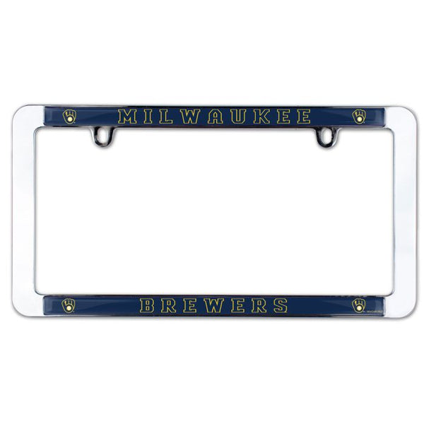 Wholesale-Milwaukee Brewers Lic Plt Frame Metal Thin Rim Value