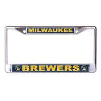 Wholesale-Milwaukee Brewers Lic Plt Frame S/L Printed