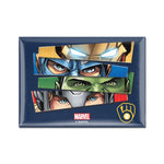 Wholesale-Milwaukee Brewers / Marvel (c) 2021 MARVEL Metal Magnet 2.5" x 3.5"