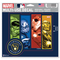 Wholesale-Milwaukee Brewers / Marvel (c) 2021 MARVEL Multi-Use Decal - cut to logo 5" x 6"