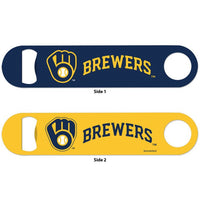 Wholesale-Milwaukee Brewers Metal Bottle Opener 2 Sided