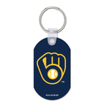 Wholesale-Milwaukee Brewers Metal Key Ring - Aluminum