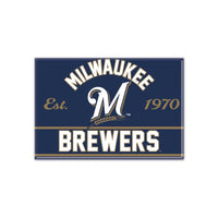Wholesale-Milwaukee Brewers Metal Magnet 2.5" x 3.5"