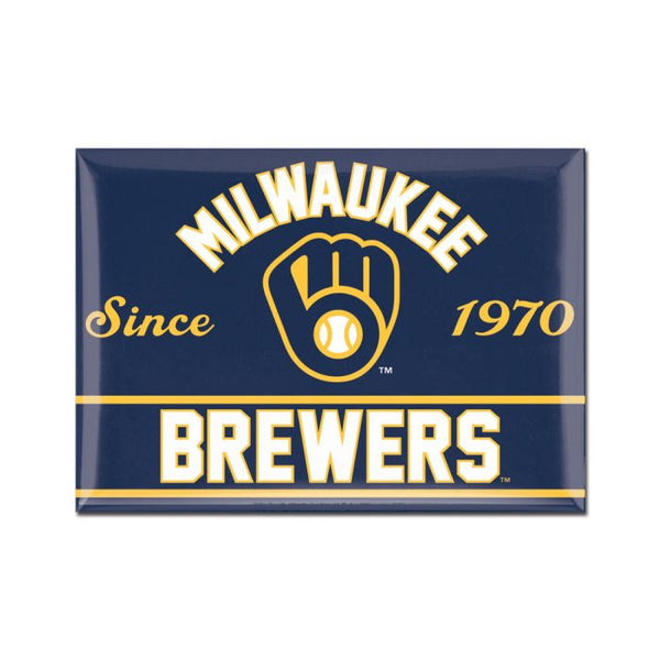 Wholesale-Milwaukee Brewers Metal Magnet 2.5" x 3.5"