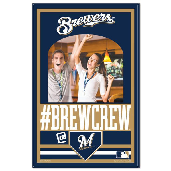 Wholesale-Milwaukee Brewers Mirror Wood Sign