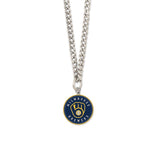 Wholesale-Milwaukee Brewers Necklace w/Charm Jewelry Card