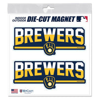 Wholesale-Milwaukee Brewers Outdoor Magnets 6" x 6"