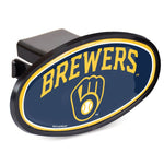 Wholesale-Milwaukee Brewers Oval 2" Hitch Receiver