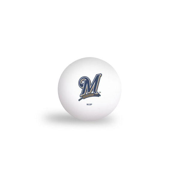Wholesale-Milwaukee Brewers PING PONG BALLS - 6 pack