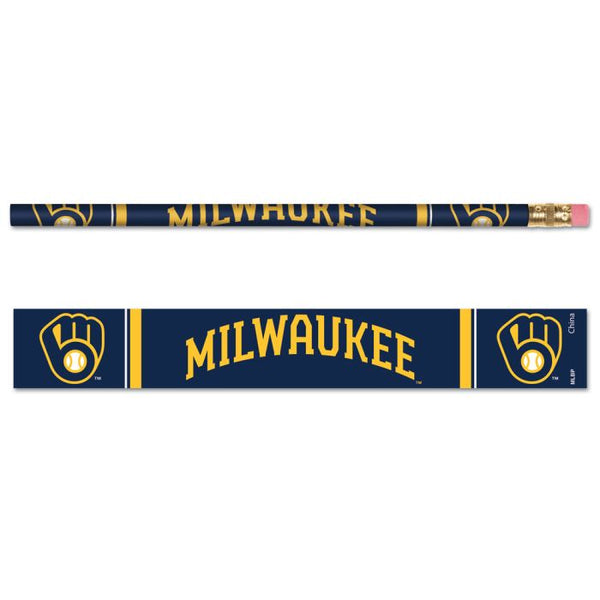 Wholesale-Milwaukee Brewers Pencil 6-pack