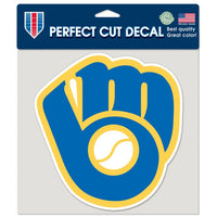 Wholesale-Milwaukee Brewers Perfect Cut Color Decal 8" x 8"