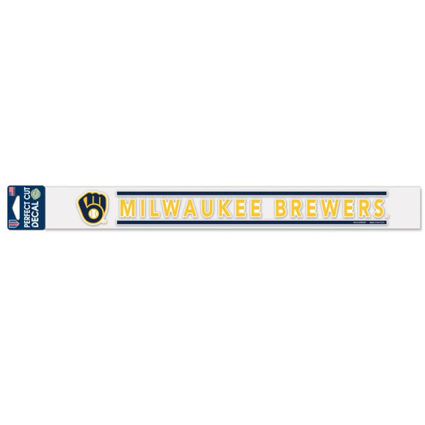 Wholesale-Milwaukee Brewers Perfect Cut Decals 2" x 17"