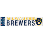 Wholesale-Milwaukee Brewers Perfect Cut Decals 4" x 17"