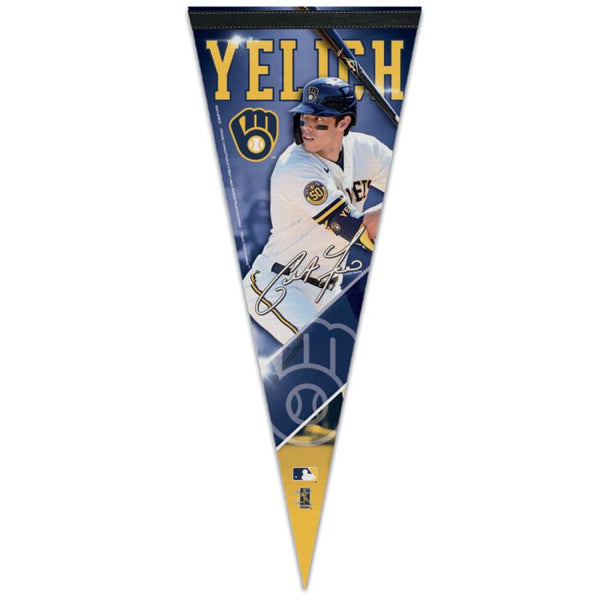 Wholesale-Milwaukee Brewers Premium Pennant 12" x 30" Christian Yelich